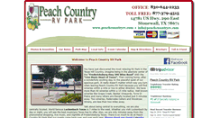 Desktop Screenshot of peachcountryrv.com